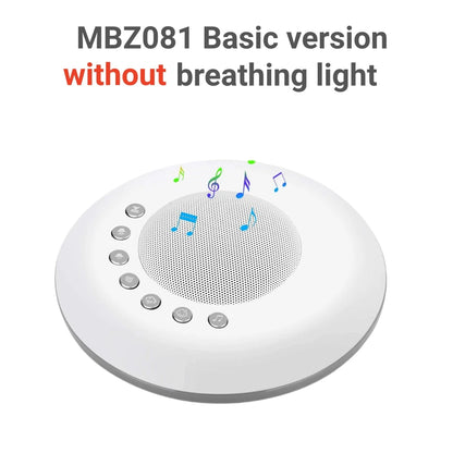 Baby White Noise Sound Machine Built-in 28 Soothing Sounds 4 Timer & Memory Function USB Rechargeable Portable Sleep Aid Device