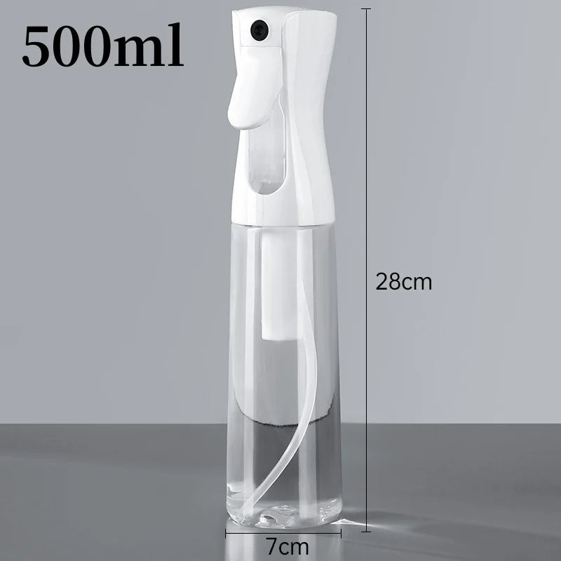 200-500ml Mist Spray Bottle High-pressure Portable Sprayer Water Bottles Refillable Dispenser For Hair Styling Plants Cleaning