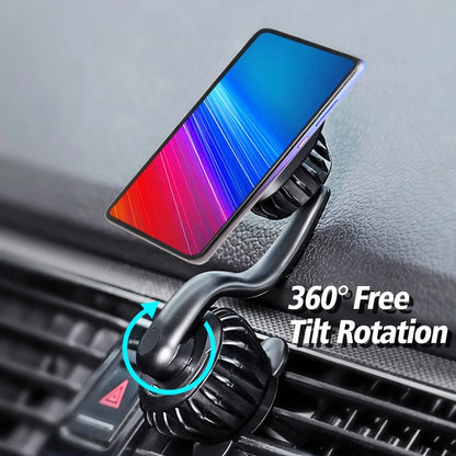 Strong Magnetic Car Phone Holder Mount Car Vent Phone Mount 360 Rotate Arm Auto Cell Phone Holder for Car Phone Bracket Stand