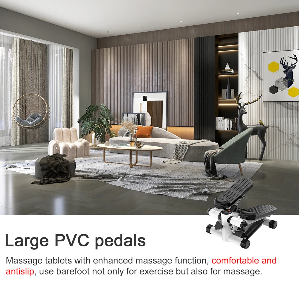 LCD Display Mini Bike Pedal Stepper Exercise Machine Slimming Treadmill Workout Stepper Home Gym Aerobics Stepper Exercise Tool