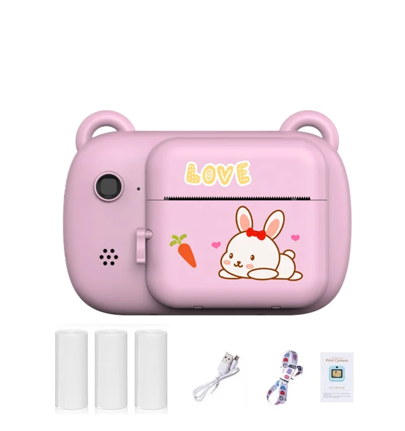 Digital Children Camera Dual Camera Instant Printing Camera Kids Wireless Digital Camera Inkless Instant Photo Printing Camera