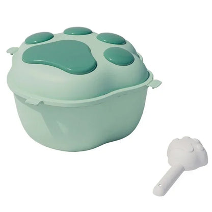 Pet Food Storag Container Dog Food Storage Container Cat Food Box Moisture-proof Seal with Measuring Cup Cat Dry Food Storage