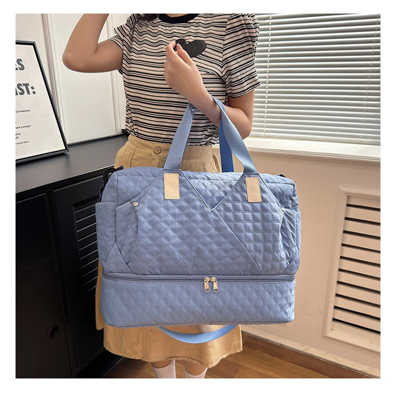 Large Capacity Travel Bags Luggage Organizer Bag Handbag Waterproof Portable Foldable Travel Clothes Storage Bag Shoulder Bags