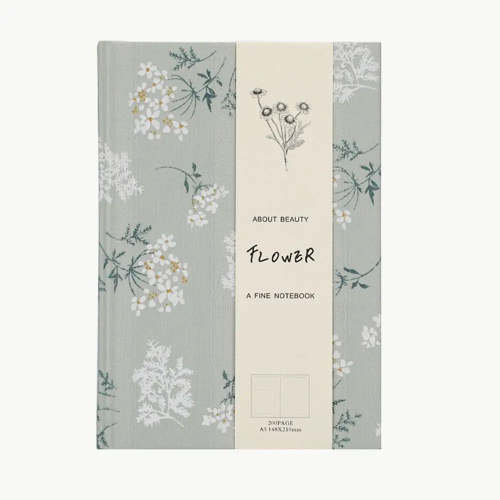 Notebook A5 Embroidered Thick Book Notepad Student Diary Journal Hardcover Scrapbook Planner Agenda Stationery