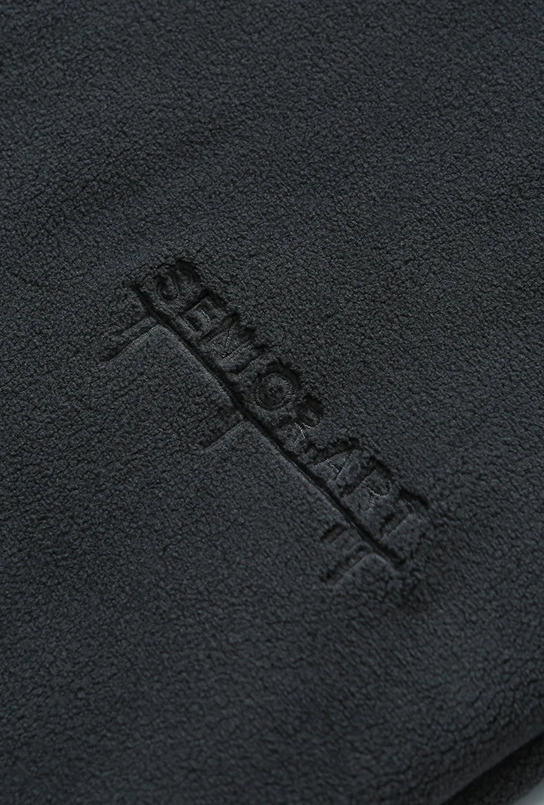 INFLATION Winter Thick Fleece Straight Leg Pants Unisex Matching Velvet Warm Sweatpant Mens Trousers