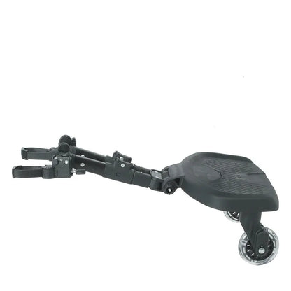 Innovative Baby Stroller Add - on: Auxiliary Pedal & Seat Combo for Hassle - Free Outings with Two Kids