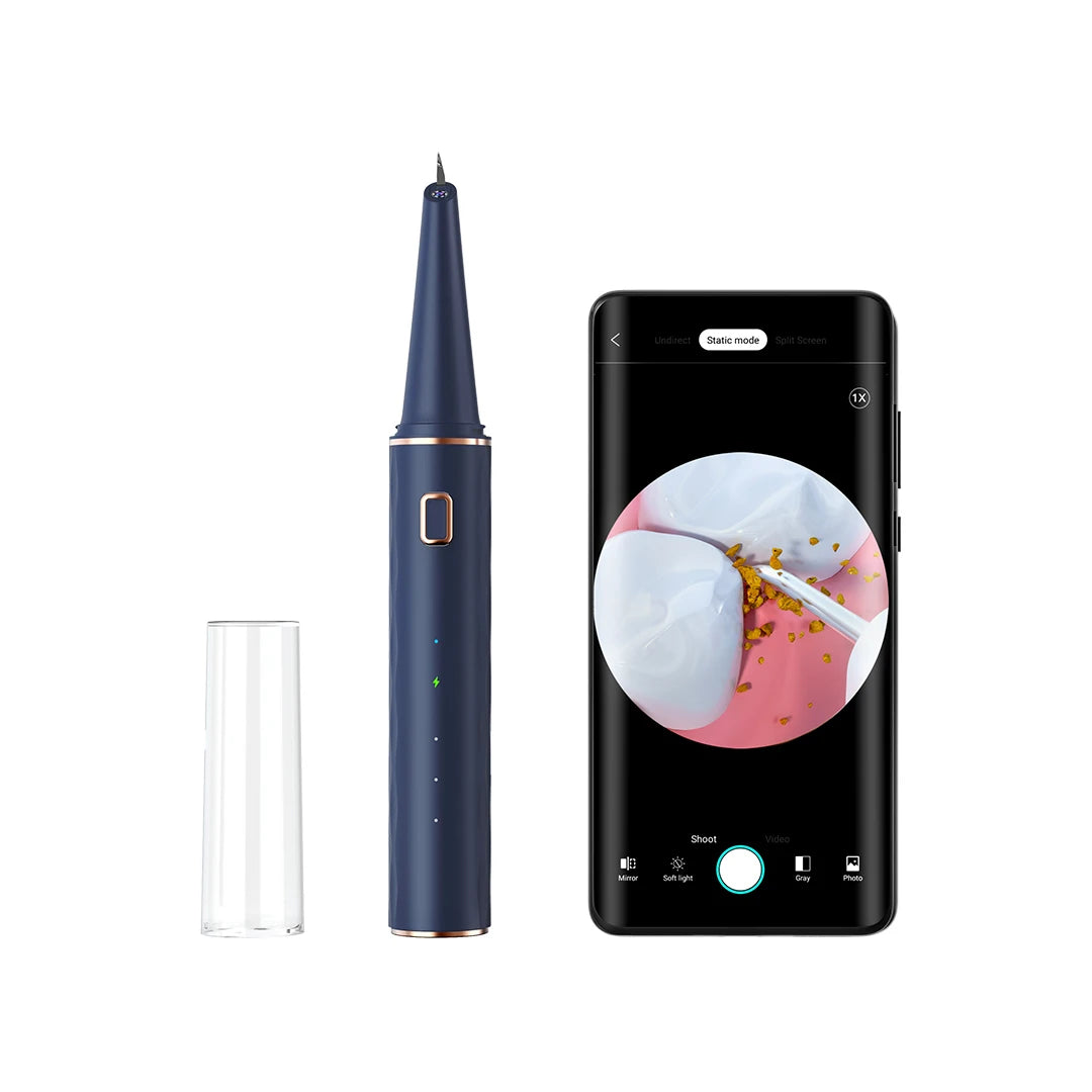 Electric Dental Scaler For Teeth 4 LED Tartar Stain Ultrasonic Tooth 1200mAh Clean Stone Health Care 4 Axis IPX7