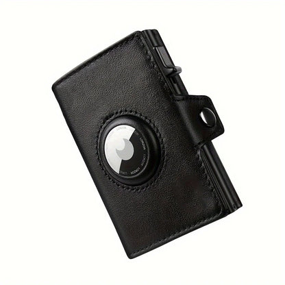 Men's RFID Blocking Wallet with Coin Pocket Airtag Wallet