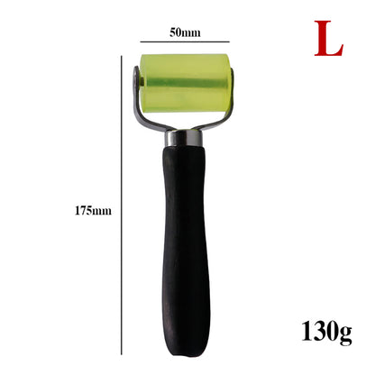 Car Soundproof Roller Thick Rubber Tire Compaction Tools Moto Auto Repair Press Wheel Car Maintenance Anti-Vibration Roller