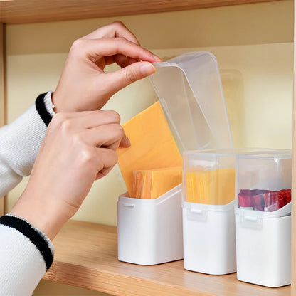 Refrigerator Organizers Case Food Container Cereals Cheese Storage Box Kitchen Fridge Coffee Holder Fresh Vegetable Fruit Basket