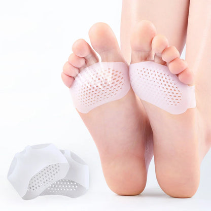 Silicone Forefoot Pads for Women High Heel Pain Relieve Inserts Breathable Foot Care Pads Half Shoe Insole Cushion Accessories