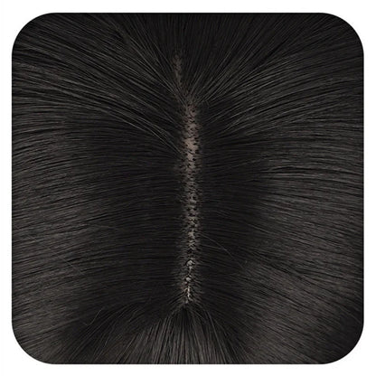 Cartoon Character Cosplay Hair Extensions Synthetic Wigs Natural Breathable Head Cover Black Long Straight Wig Hat for Women