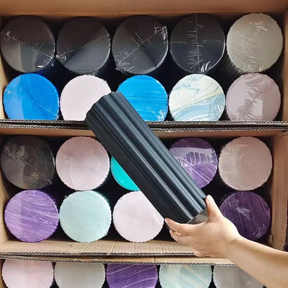 Extended 90cm  EVA Foam Roller Me Pattern Yoga Massage Sti Fitn Exercise Muscle Relaxation Roller