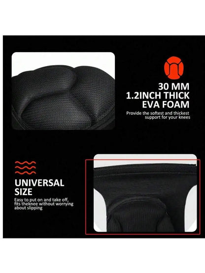 Volleyball Knee Pads for Men Women, Thick Sponge Collision Avoidance Warm, Anti-Slip Knee Sleeve, for Football, Yoga, Dance.