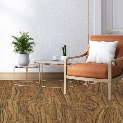 10PCS 40x15cm Thickened Self-adhesive Wood Grain Floor Wallpaper Bedroom Decoration Floor Stickers Home Decor Floor Wallpaper