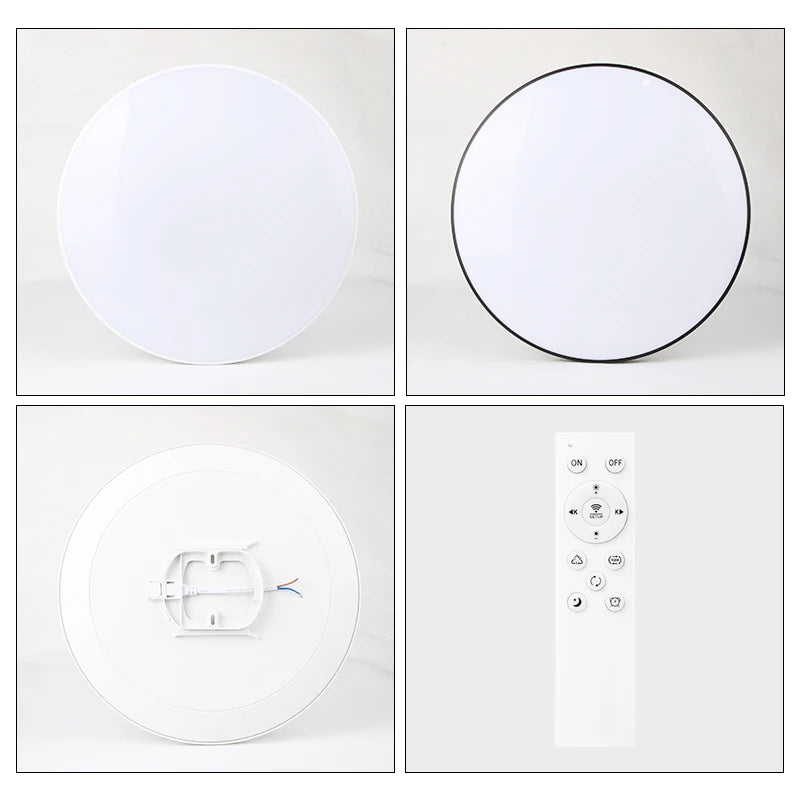 Smart lamp Led RGB Ceiling Light 24W Dimmable 110V-265V Ultra Thin Bluetooth APP Control Lamps for room led light Global version