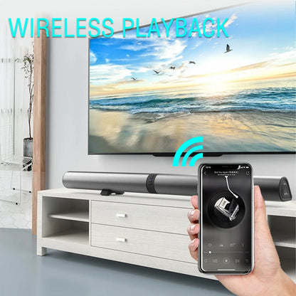 Home Theater Bluetooth Speaker HDMI/AUX/BT/OPT Connection Sound box with 2-in-1 Detachable  Sound System FM Radio TV Sound bar