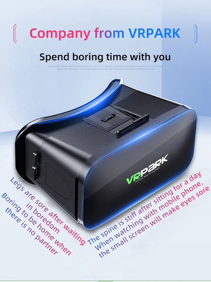 VR Glasses 3D Virtual Reality Headset Helmet For Phone Lenses Goggles Devices Viar Smart Smartphones Cell Game Viewer Mobile Set