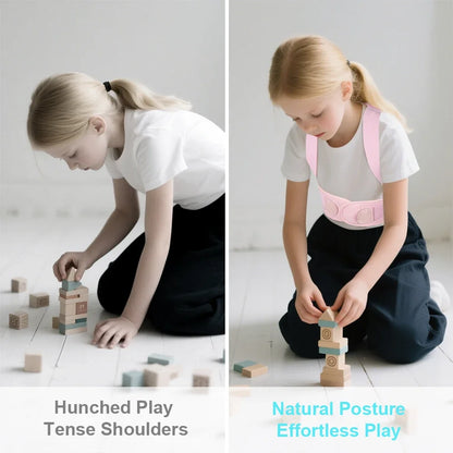 Posture Corrector for Kids,Upper Back Posture Brace for Teenagers Back Straightener Support Under Clothes Spinal Support