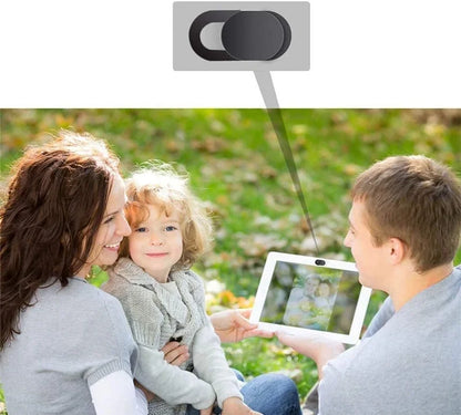 Webcam Cover Shutter Magnet Slider Plastic Camera Cover for iPad Tablet Web Laptop Pc Camera Mobile Phone Lenses Privacy Sticker