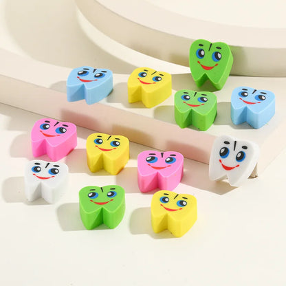 20pcs/bag Dental Eraser Dental Clinic School Gifts Student Eraser Stationery Supplies Mini Eraser Stationery Supplies