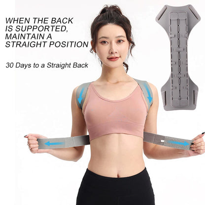 Posture Corrector Easy Wearing Concealed Back Brace with Adjustable Belt, Breathable Back Straightener for Improving Hunchback