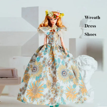 Elegant Doll Party Clothes High Quality Fashion 10 Styles Plush Coat Casual Wears Doll Dresses 11.5