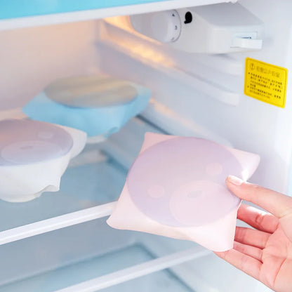 Silicone Stretch Lids, Food Covers, Beverage Lids, Food Container Covers, Containers Cover Are Dishwasher & Freezer Safe Lids