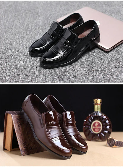 Oxford Shoes for Men Dress Shoes  Formal Shoes Fashion Round Toe Business Wedding  Dress  Men Designer  Loafers