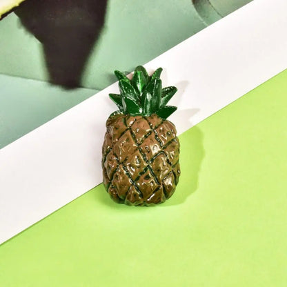 3D 3D Fruit Refrigerator Stickers Magnetic Cartoon Simulated Fruit Magnetic Stickers Cute Fruit Design Resin Food Toys