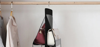 Bag Storage Hanging Handbag Organizer Wardrobe Closet Storage Transparent Three-dimensional Storage Box Home Organization