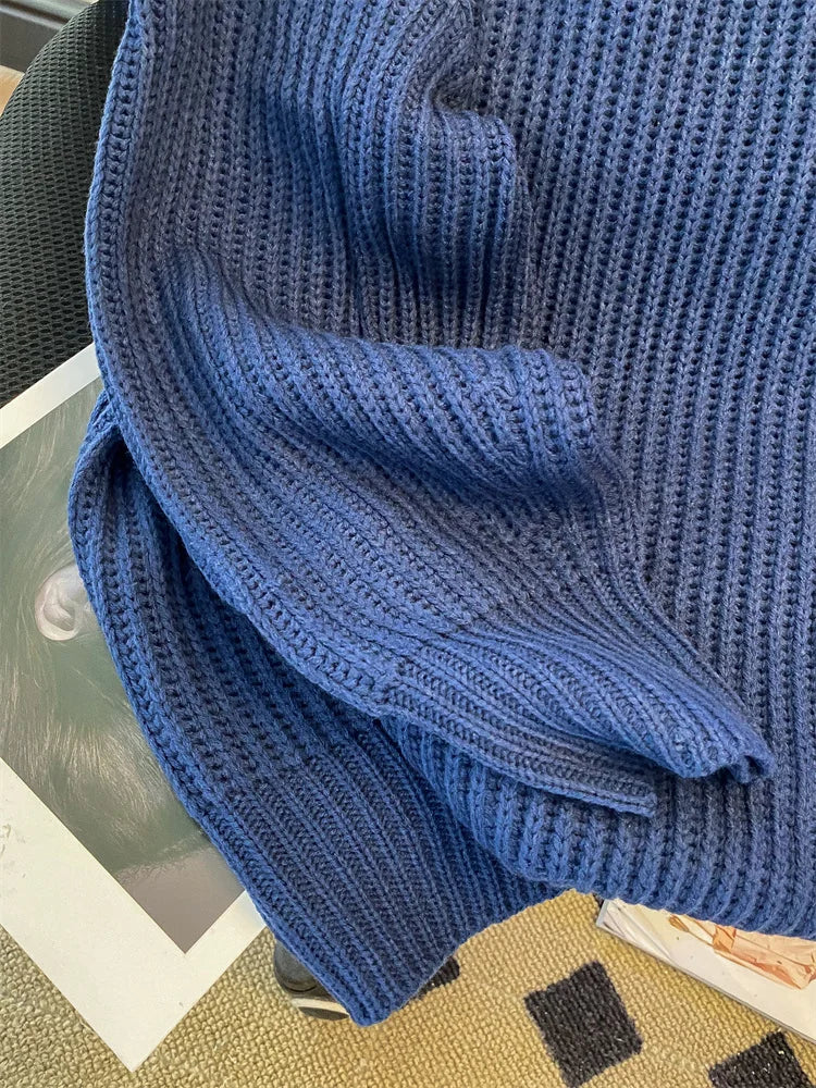 Syiwidii Oversized Sweaters for Women Knit Pullover Spring Autumn Winter Long Sleeve Causal Fashion Elegant Ladies Loose Jumpers