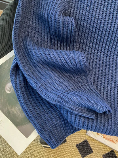 Syiwidii Oversized Sweaters for Women Knit Pullover Spring Autumn Winter Long Sleeve Causal Fashion Elegant Ladies Loose Jumpers