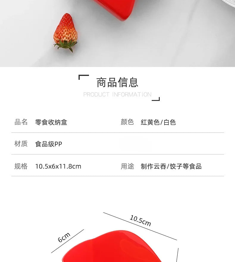 Portable Plastic French Fry Snack Storage Box PP Salad Cup Student Square Salad Bowl