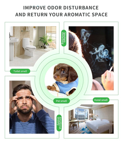 Smart Aroma Diffuser Hotel  Air Humidifier Essential Oil Diffuser APP Bluetooth Vertical Atomization Timing Fragrance Machine