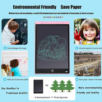 4.4/8.5/10/12 Inch LCD Writing Tablet Electronic Drawing Board Colorful Screen Board Handwriting Paper Drawing Tablet Gift