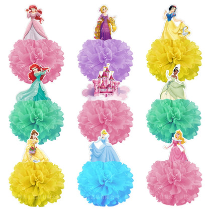 Princess Centerpieces Party Centerpieces Table Party Supplies Desk Decorations Party Favor for Girls