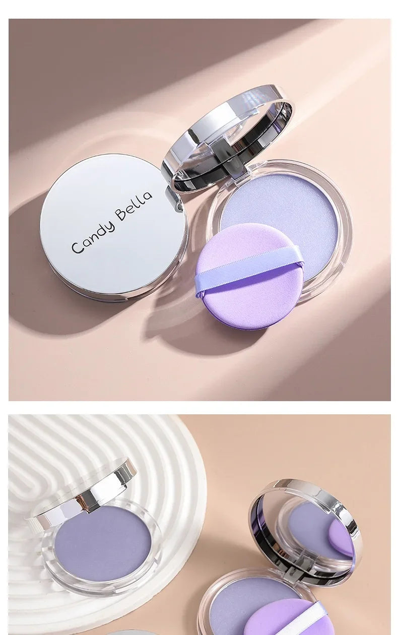 1PC Candy Bella Violet Cream To Powder Skin-friendly Skin Natural Face Long Lasting Oil-controlling Contouring Powder Cosmetics