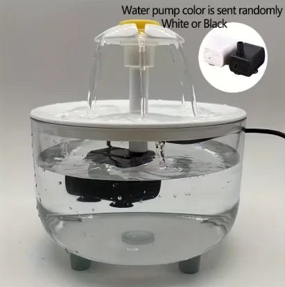 Plug 1L Automatic Pet Water Fountain with Water Filter for Cats, Featuring Cat Drink Bowl and Drinking Dispenser Drinker