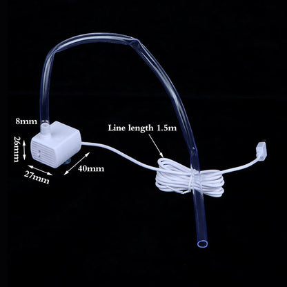 Water Pump LED Light Pet Cat Water Fountain Motor Replacement For Cat Flowers Drinking Bowl Dispenser Home Pet Dog Accessories