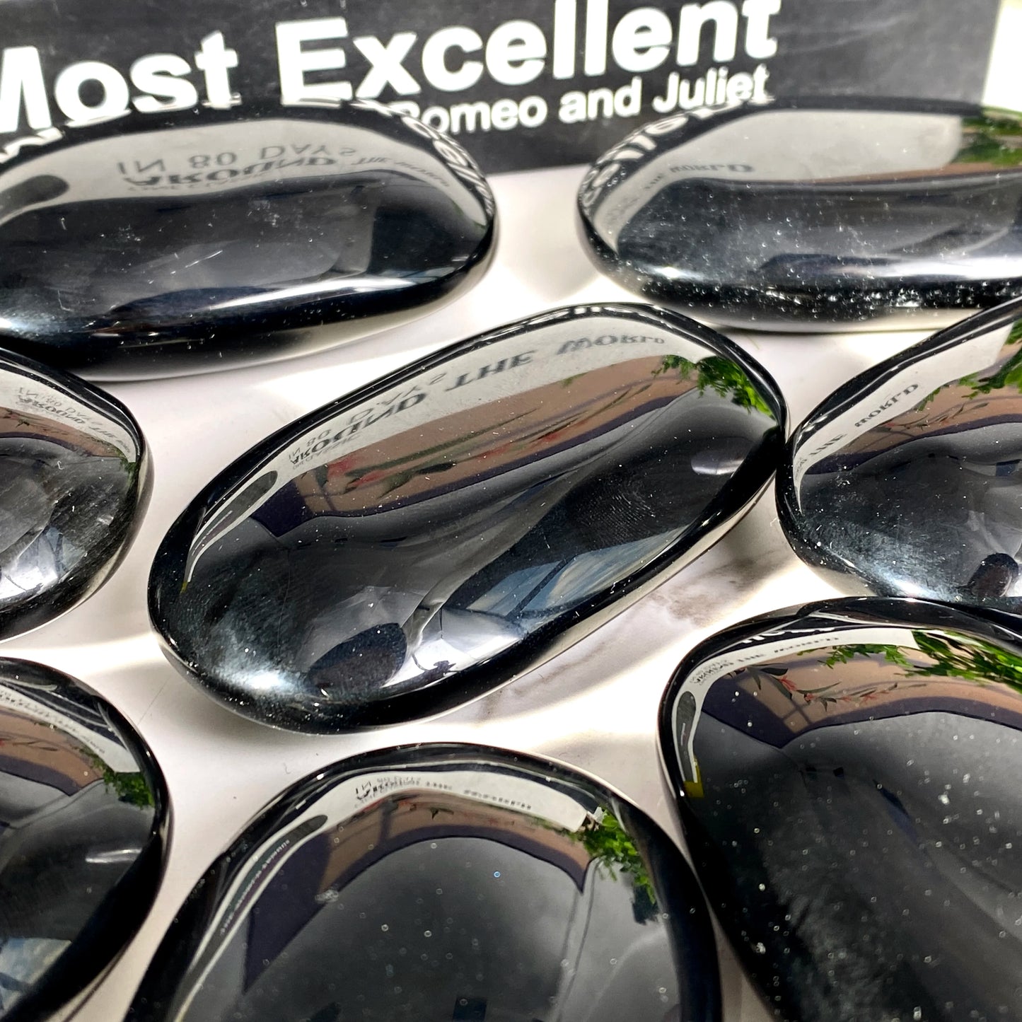 1PC High Quality Obsidian Palm Natural Crystal Palm,Gemstone Jewelry,Glitter, Healing crystal, Birthday gift