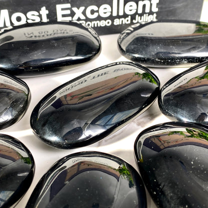 1PC High Quality Obsidian Palm Natural Crystal Palm,Gemstone Jewelry,Glitter, Healing crystal, Birthday gift