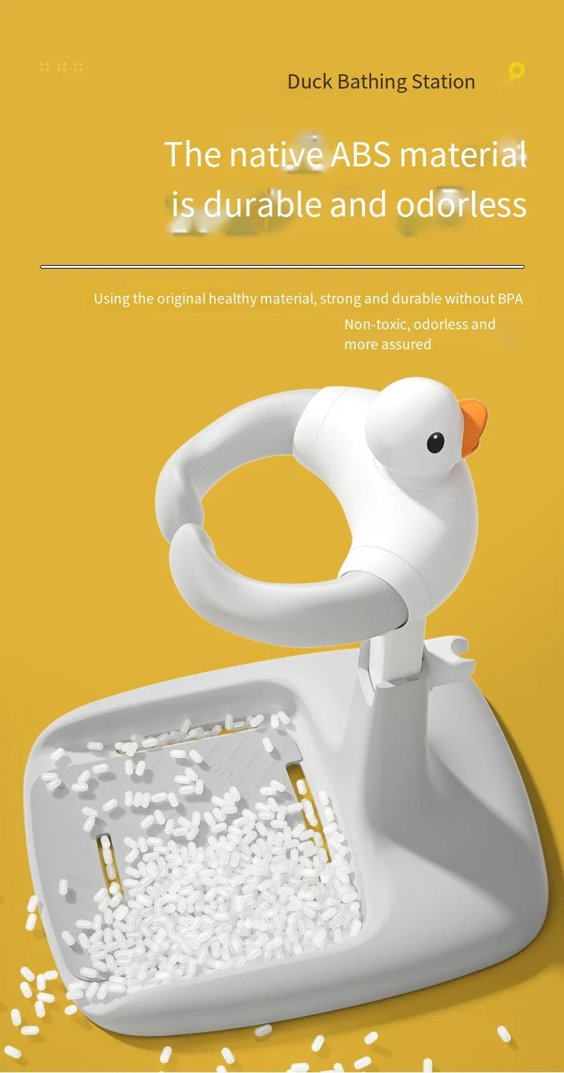 Baby standing bath device Adjustable folding children's bath tub wash butt bath stand