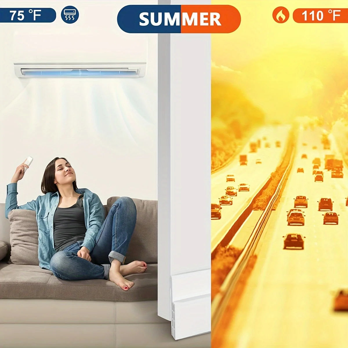 2PC/1pc Rubber Door Draft Stoppers for Bottom of Door  Adjustable Self-Adhesive Sound-Proof Door Bottom Windproof Seal Strips