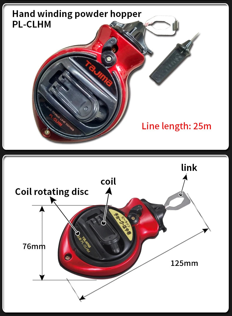 Tajima wire drawing powder hopper manual wire winding automatic wire winding woodworking tools scribe wire ejector