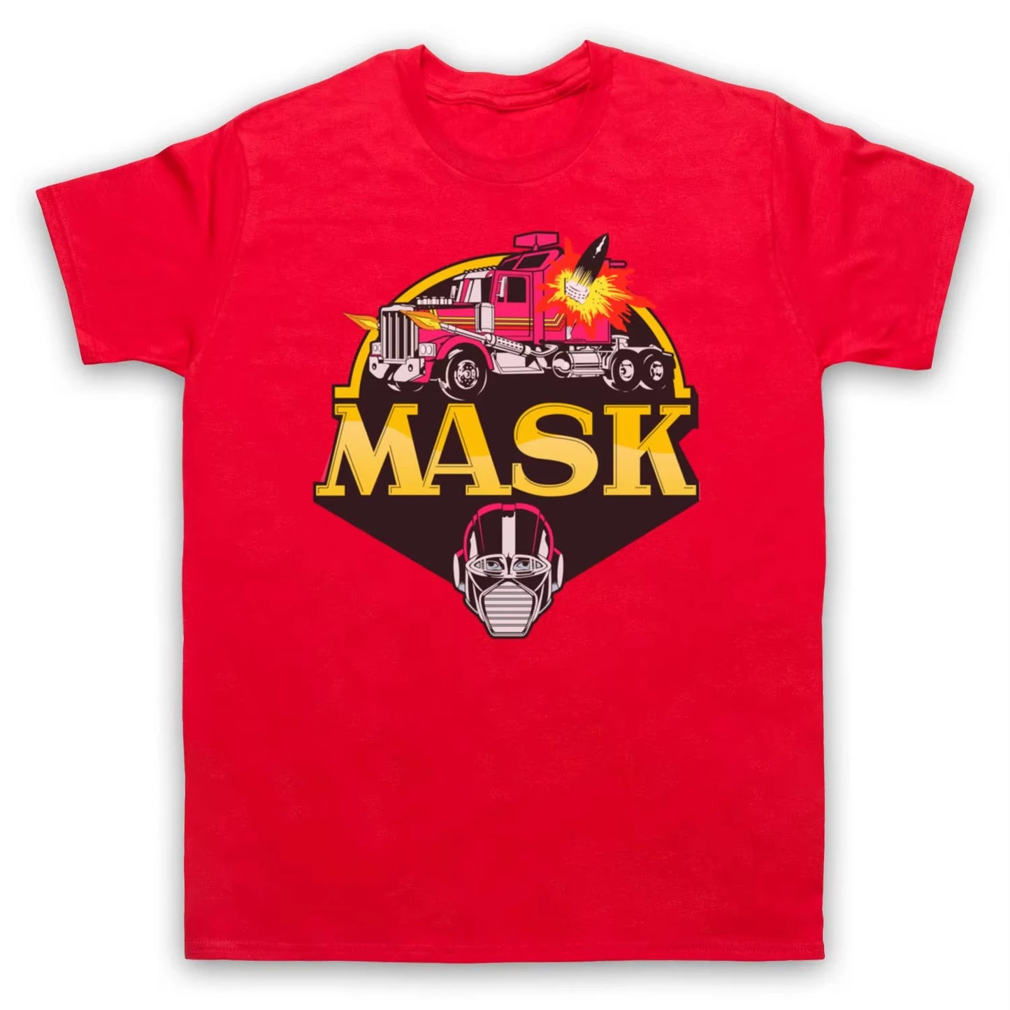 2025 T-shirts Are Selling Well in Summer M.A.S.K. MASK 80'S CARTOON LOGO ANIMATION Animated Peripheral T-shirt Women Men Fashion