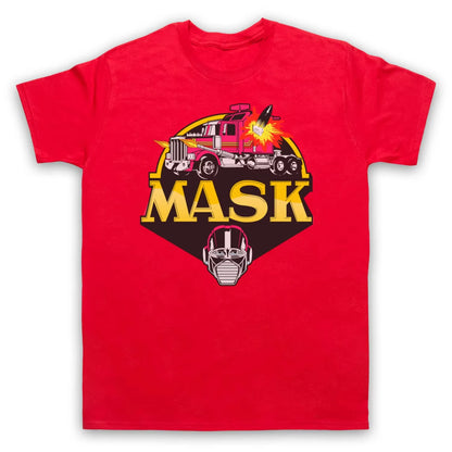 2025 T-shirts Are Selling Well in Summer M.A.S.K. MASK 80'S CARTOON LOGO ANIMATION Animated Peripheral T-shirt Women Men Fashion