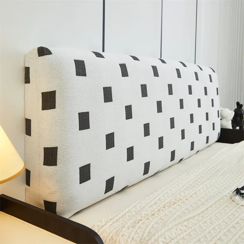 Headboard Bedhead Cover Dust Cover Double Bed Covers Durable Bed Back Protection Elastic All-inclusive Bedhead Cover Home Decor