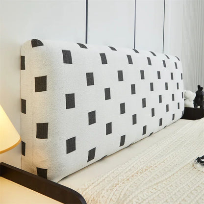 Headboard Bedhead Cover Dust Cover Double Bed Covers Durable Bed Back Protection Elastic All-inclusive Bedhead Cover Home Decor