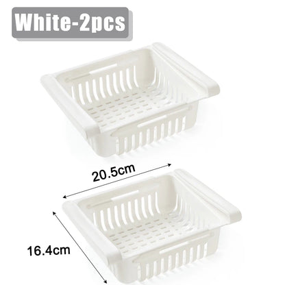 Fridge Organizer Storage Box Creative Multifunctional Refrigerator Drawer for Fruit Egg Food Plastic Storage Container Shelf